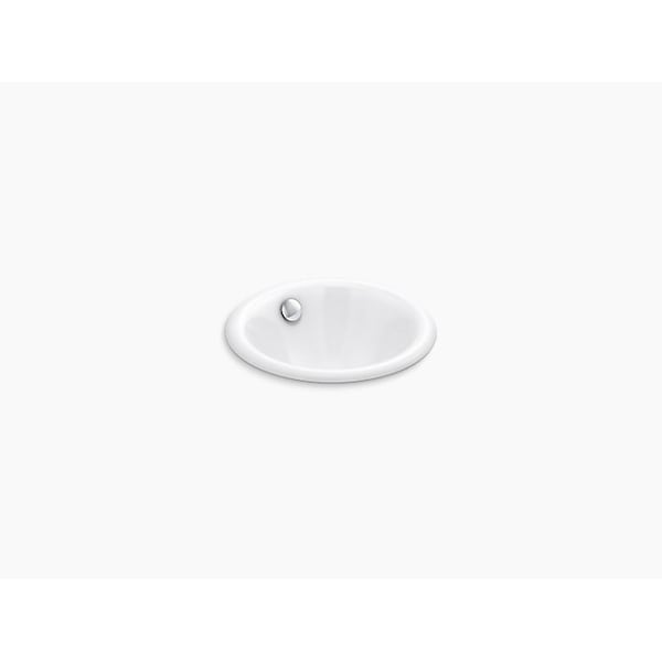 Iron Plains Round Drop-In/Undermount Bathroom Sink